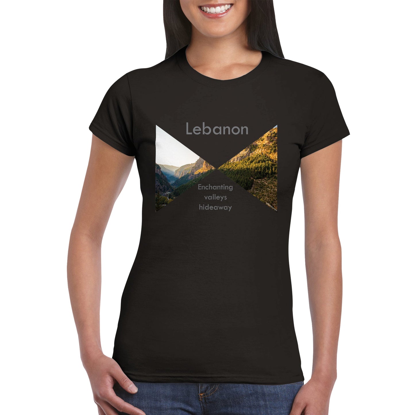 Kadicha Sunset-Lebanon-Classic Womens Crewneck T-shirt