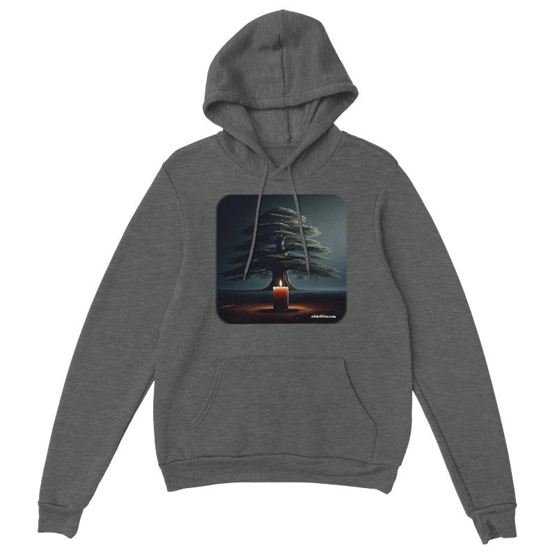 Lebanon Premium Hoodie  Unisex Design Cedar With A Candle