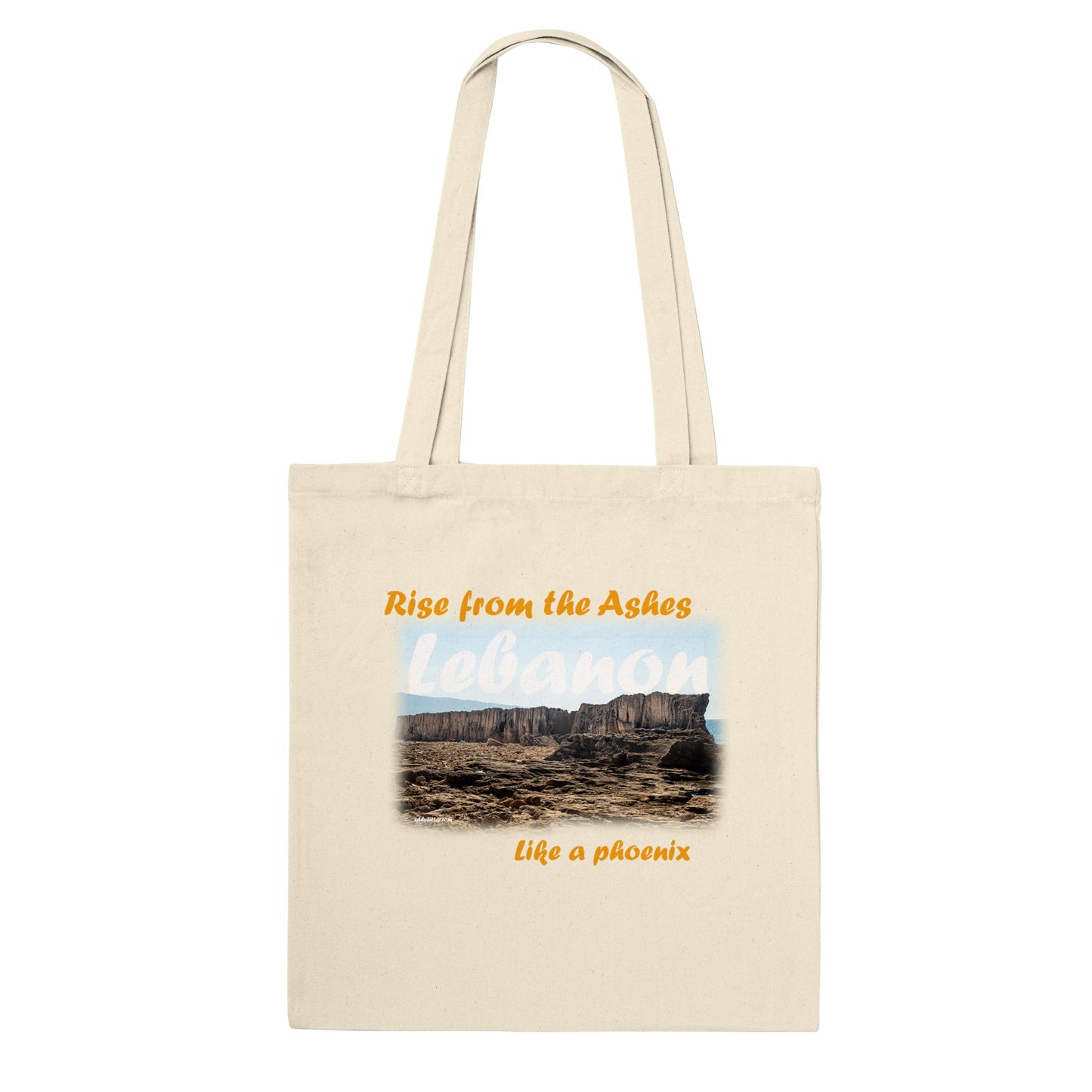 Phoenician wall-Lebanon-Premium Tote Bag