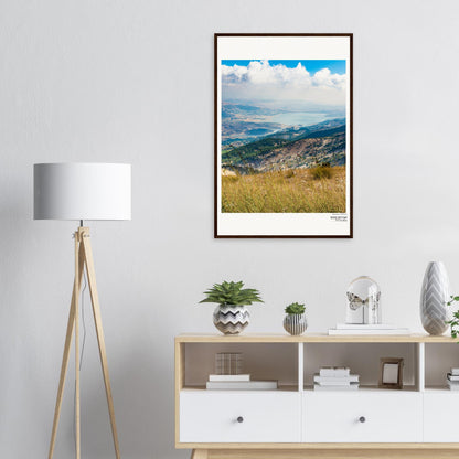 Qaraoun Lake-lebanon Museum-Quality Matte Paper Wooden Framed Poster