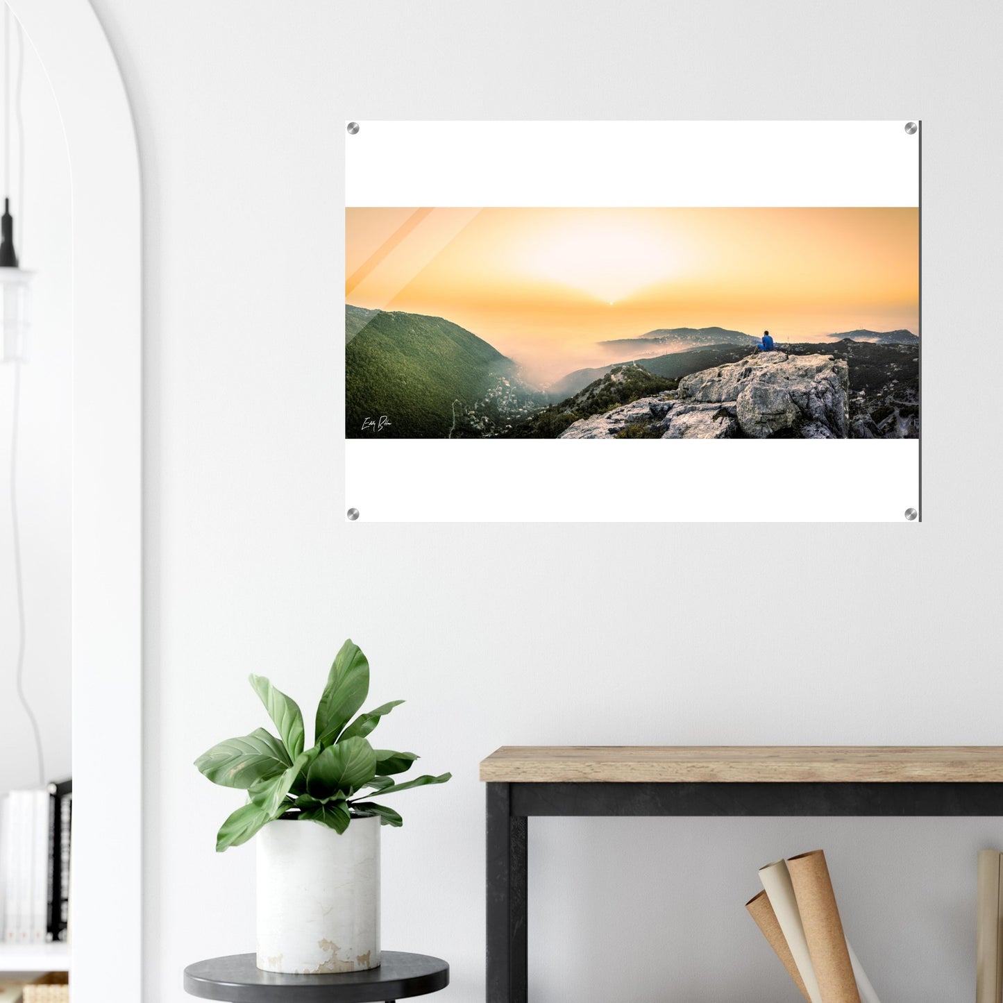 Keserwan Sunset Pano-Lebanon-Acrylic Print