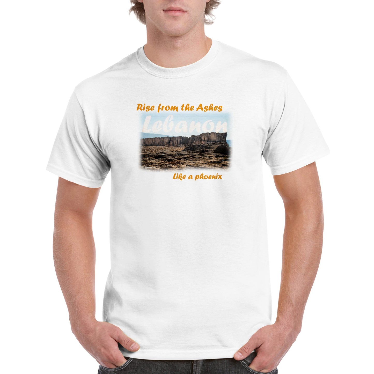 Batroun Phoenician wall-Lebanon- Unisex Premium T-shirt