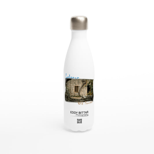 Old Houses-Lebanon-White 17oz Stainless Steel Water Bottle