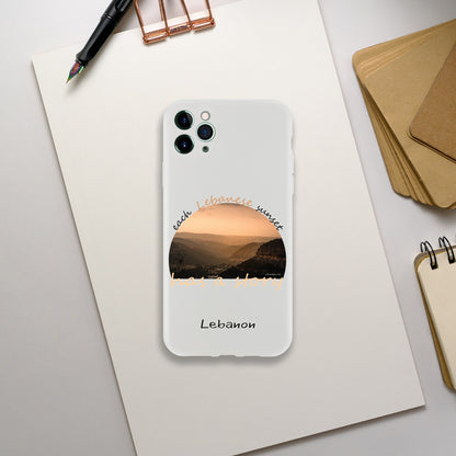 Batroun Sunset- Lebanon Flexi Case