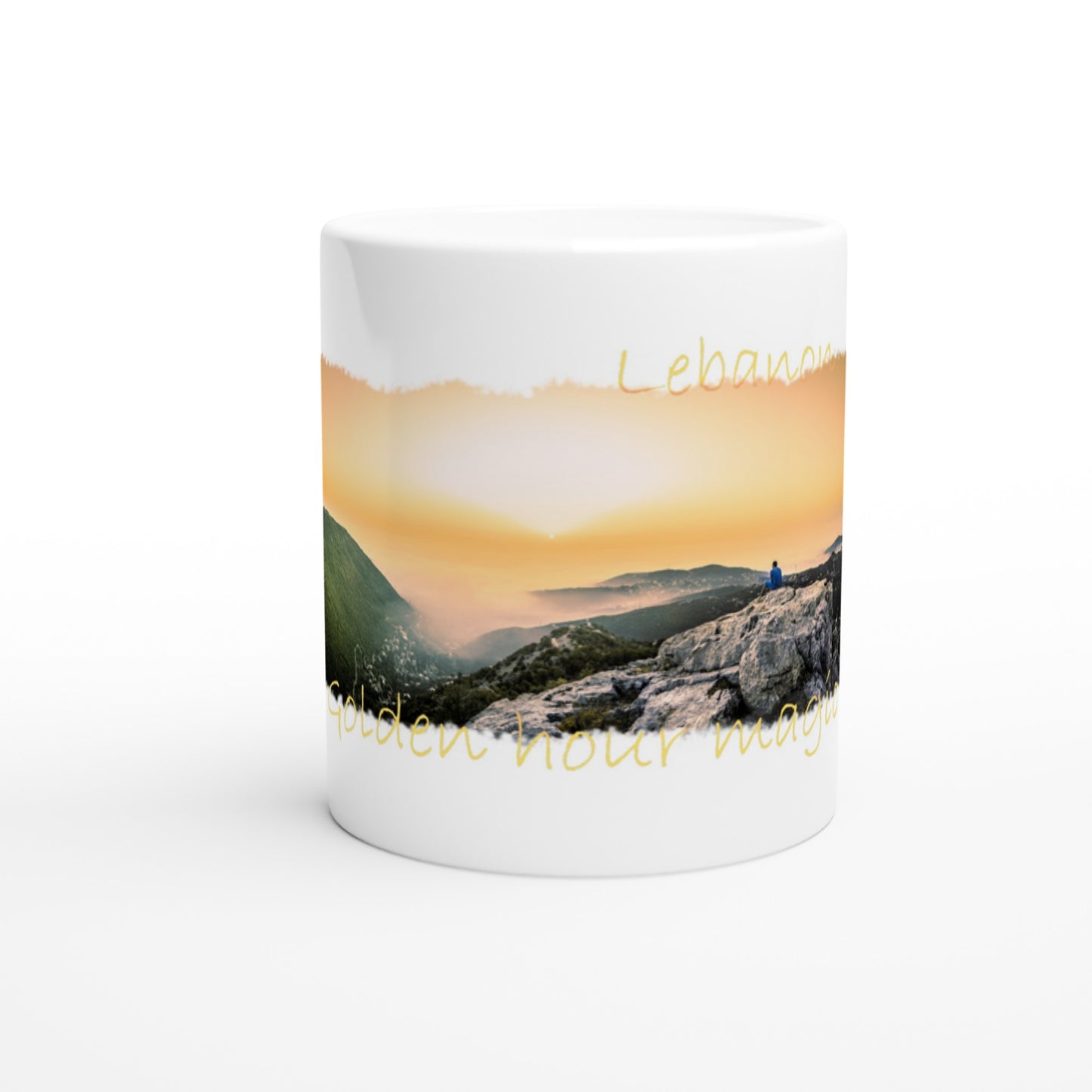 Keserwan Sunset Lebanon White 11oz Ceramic Mug