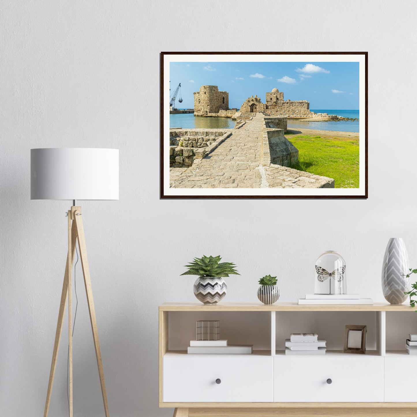 Sidon-lebanon Museum-Quality Matte Paper Wooden Framed Poster