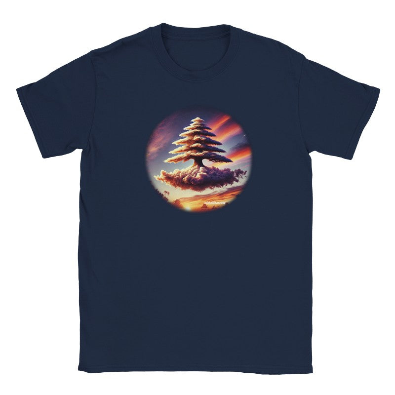 T-Shirts Cedar Cloud Texture  Lebanese Design