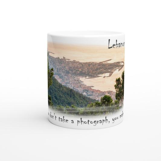 Jounieh Kaslik Lebanon White 11oz Ceramic Mug