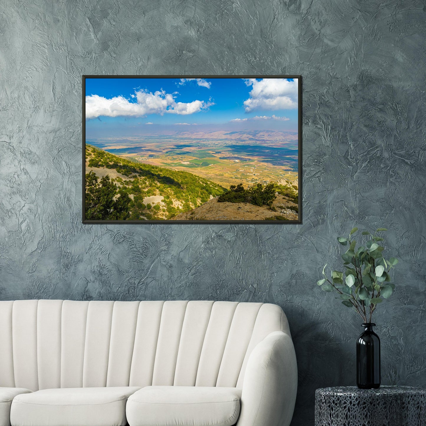 Bekaa-Lebanon Classic Semi-Glossy Paper Metal Framed Poster