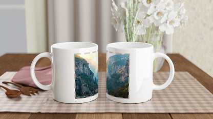 Kadicha Valley Lebanon White 11oz Ceramic Mug