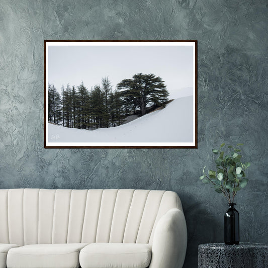 Cedars-Lebanon-Classic Semi-Glossy Paper Wooden Framed Poster