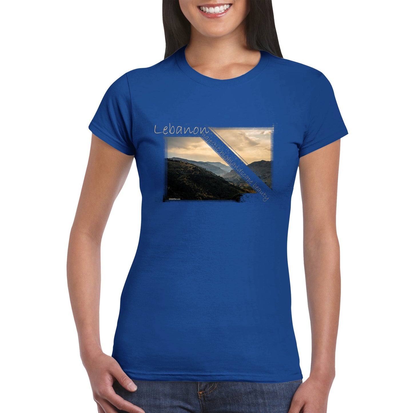 Chouf Sunset-Lebanon-Classic Womens Crewneck T-shirt