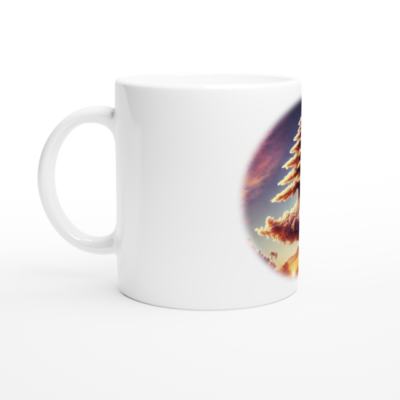 Cedar in Cloud Texture Design Ceramic Mug