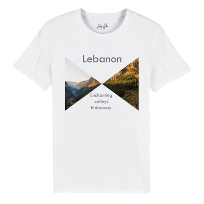 Kadicha Valleys Sunsets-Lebanon Organic Unisex Crewneck T-shirt