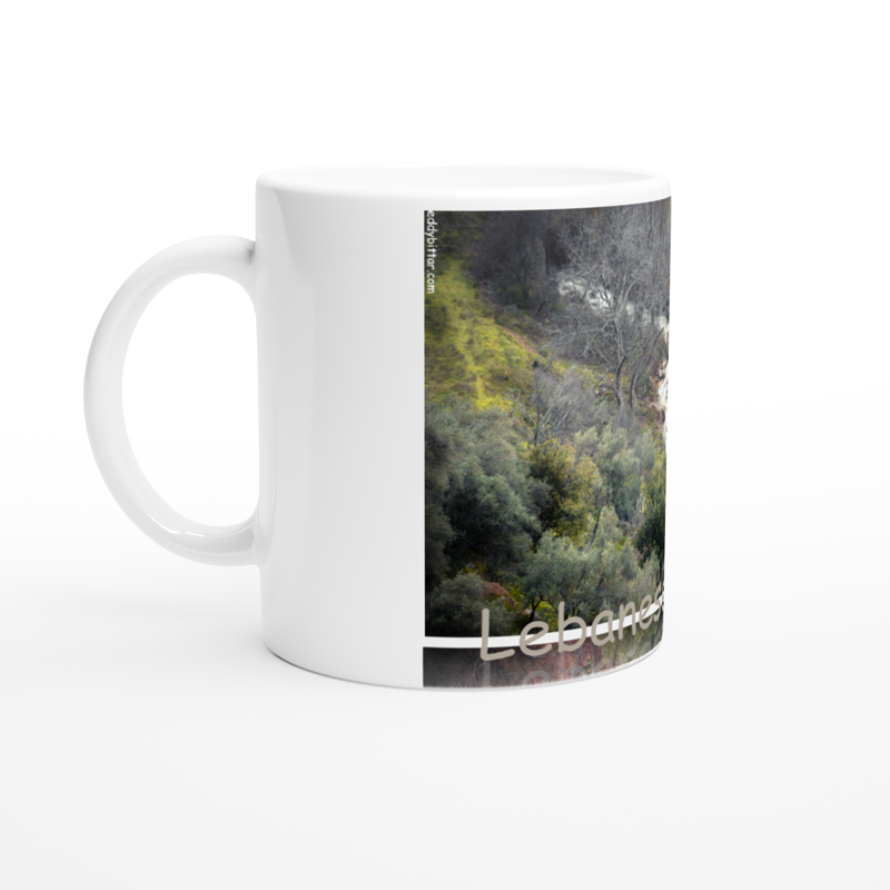 Kadicha River Lebanon White 11oz Ceramic Mug