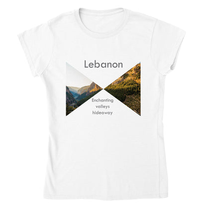 Kadicha Sunset-Lebanon-Classic Womens Crewneck T-shirt