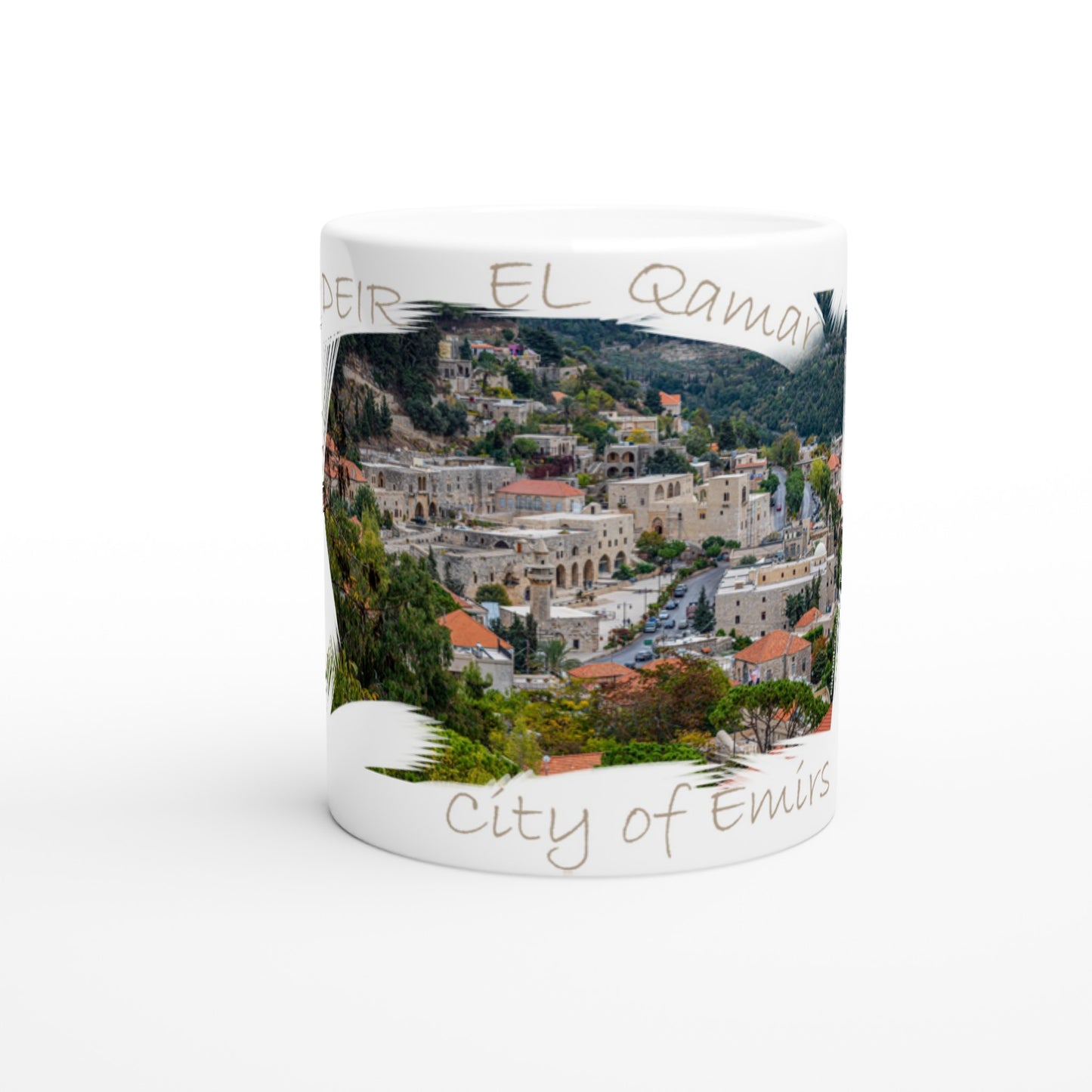 Deir El Qamar White 11oz Ceramic Mug