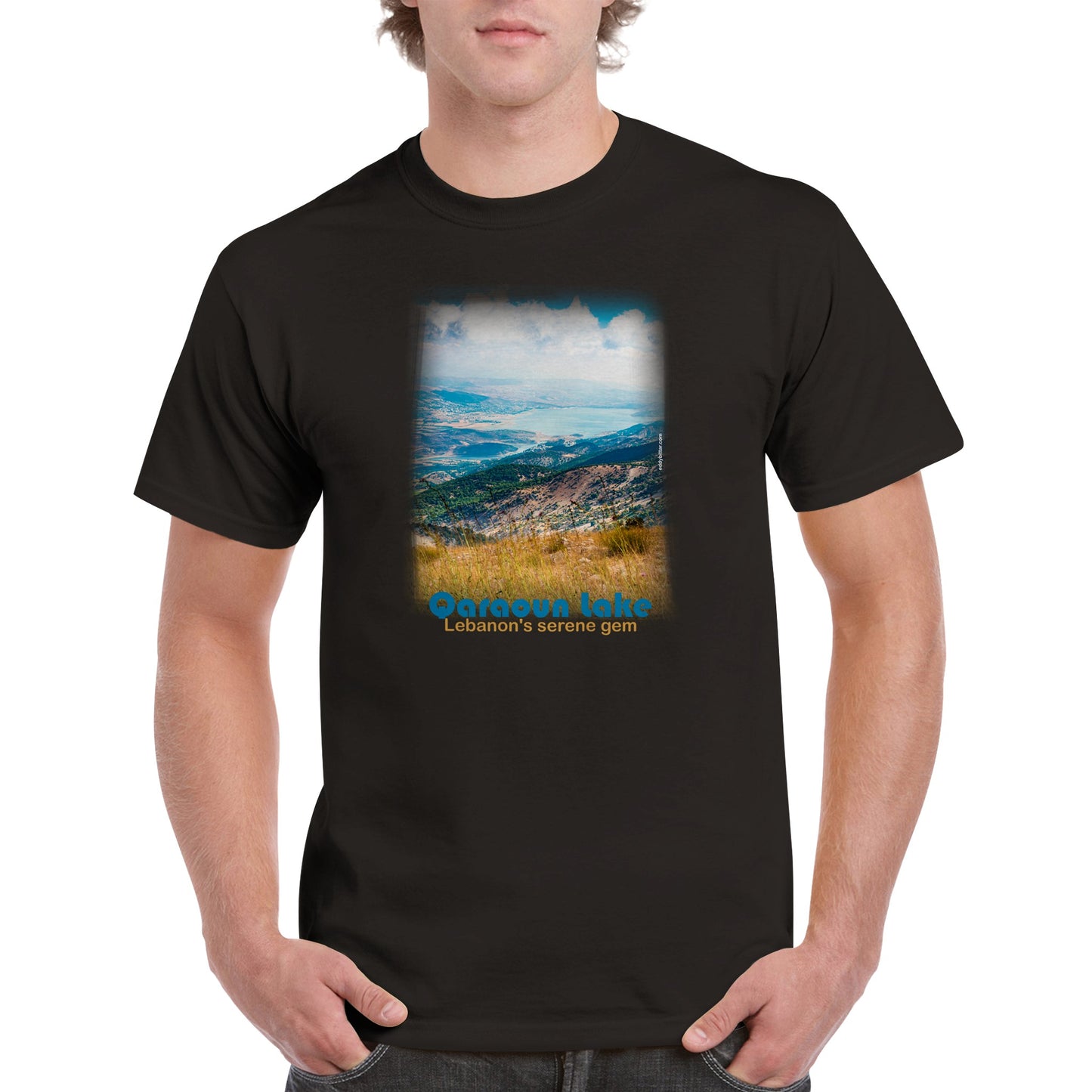 Qaraoun Lake-Lebanon- Unisex Premium T-shirt