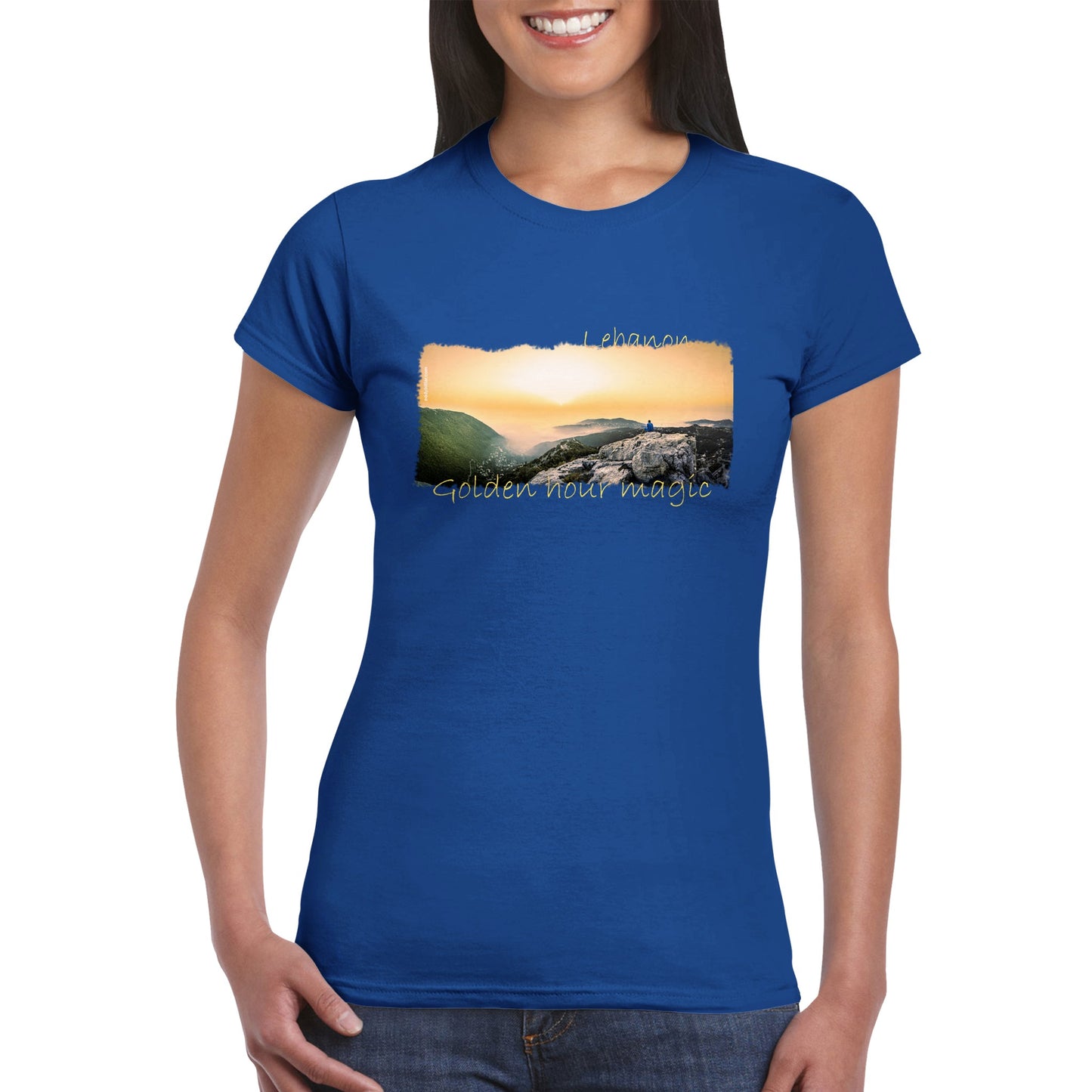 Keserwan Sunset-Lebanon-Classic Womens Crewneck T-shirt