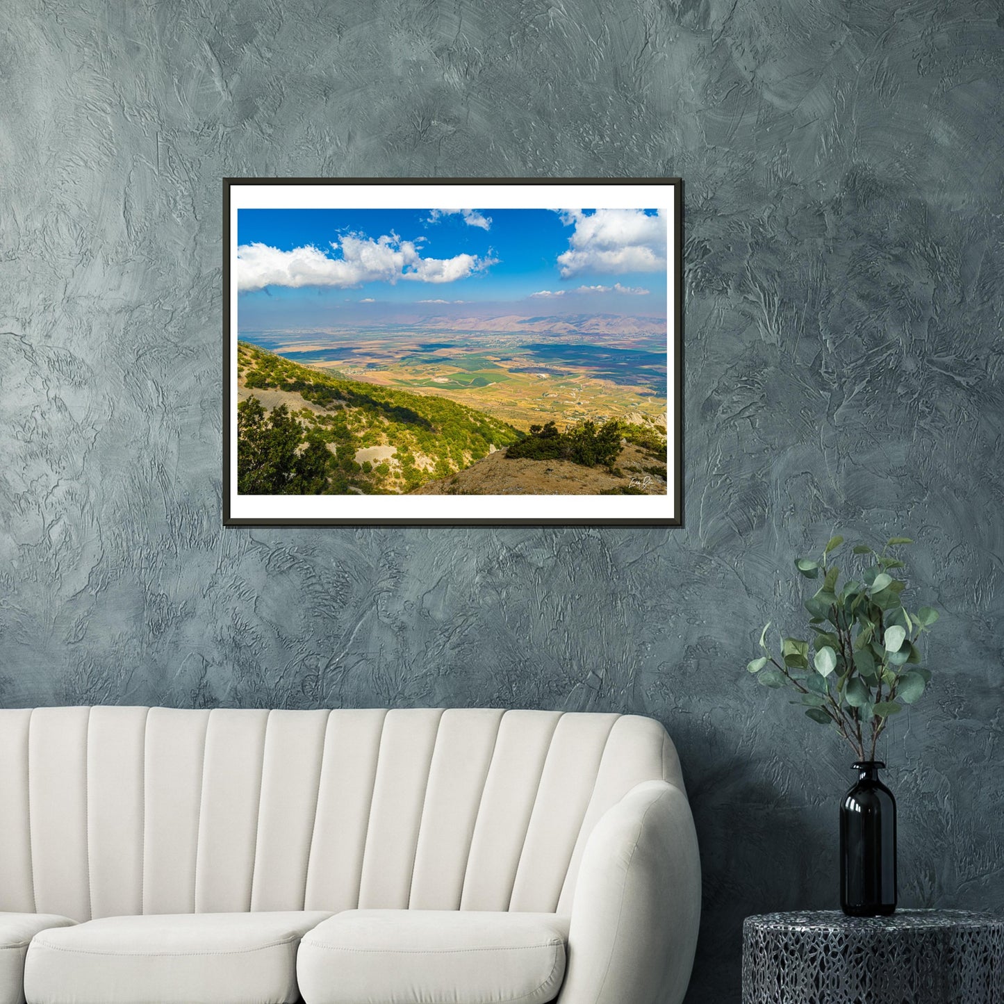 Bekaa-Lebanon Classic Semi-Glossy Paper Metal Framed Poster