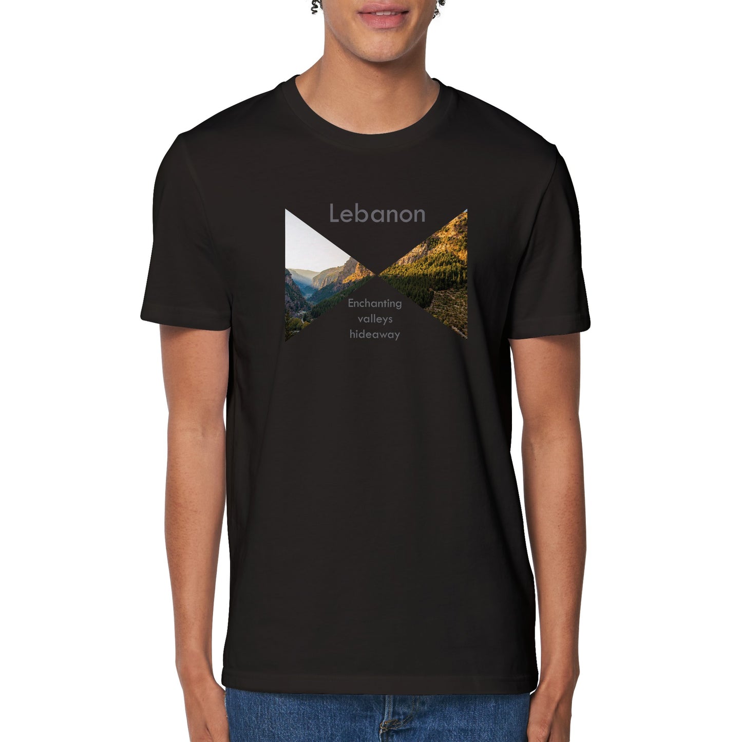 Kadicha Valleys Sunsets-Lebanon Organic Unisex Crewneck T-shirt