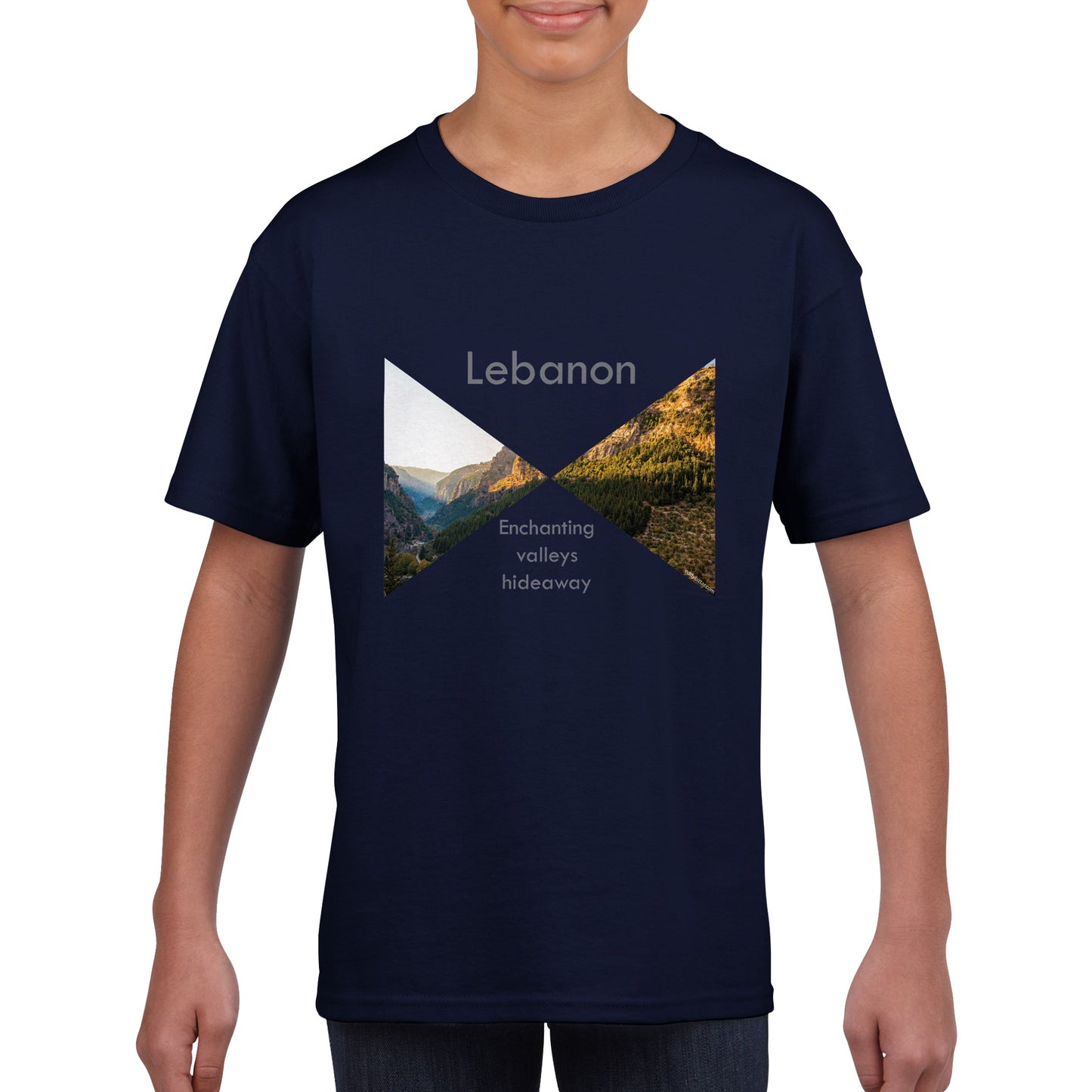 Kadicha Valleys-LebanonClassic Kids Crewneck T-shirt