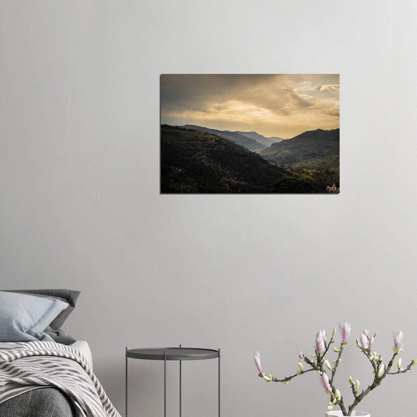 Chouf Mountains Sunset-Lebanon-Wood Prints