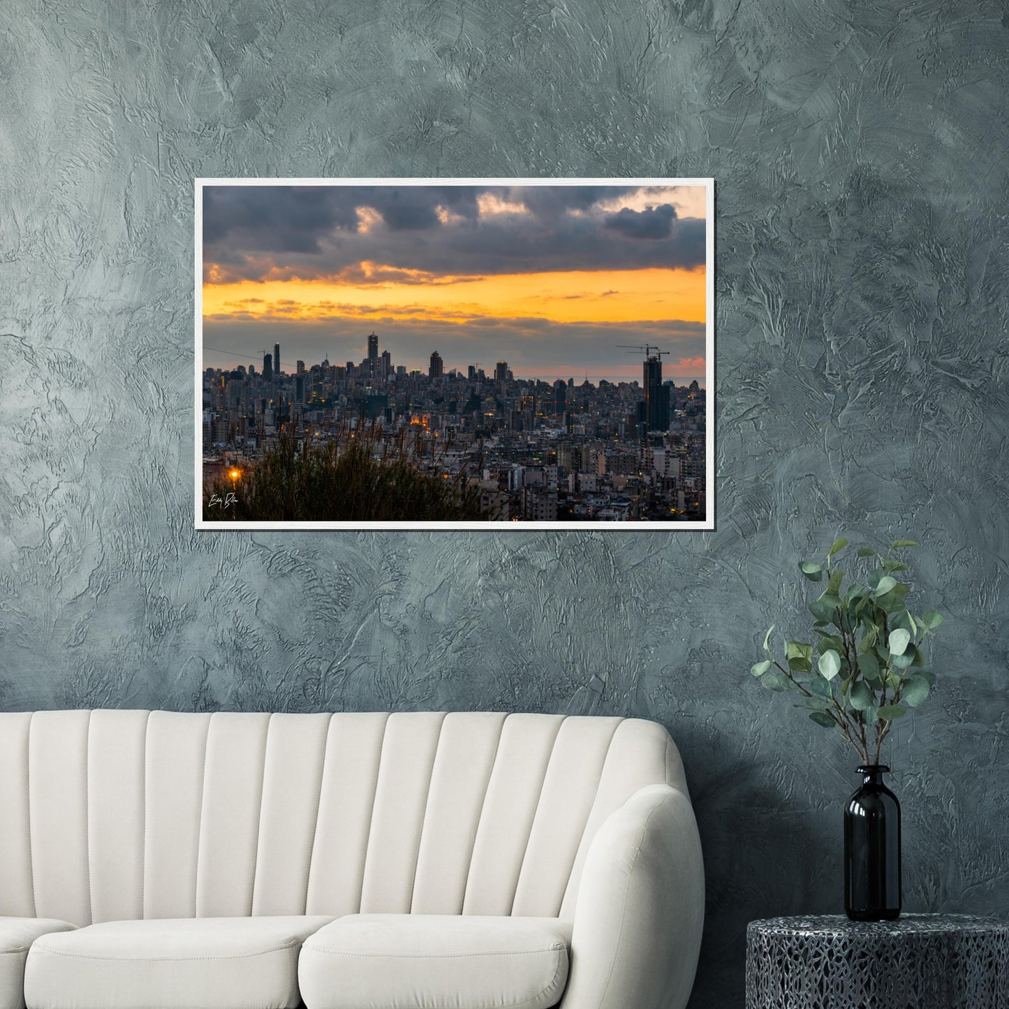 Beirut-Lebanon-Classic Semi-Glossy Paper Wooden Framed Poster