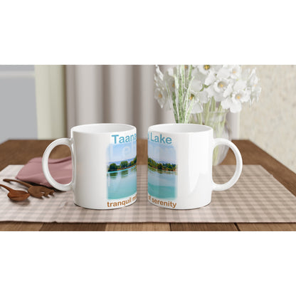 Taanayel Lake Lebanon White 11oz Ceramic Mug