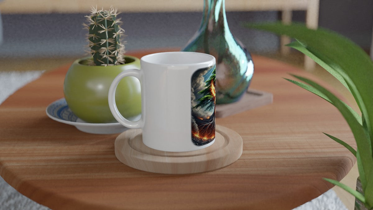 Phoenix Rising Design Ceramic Mug