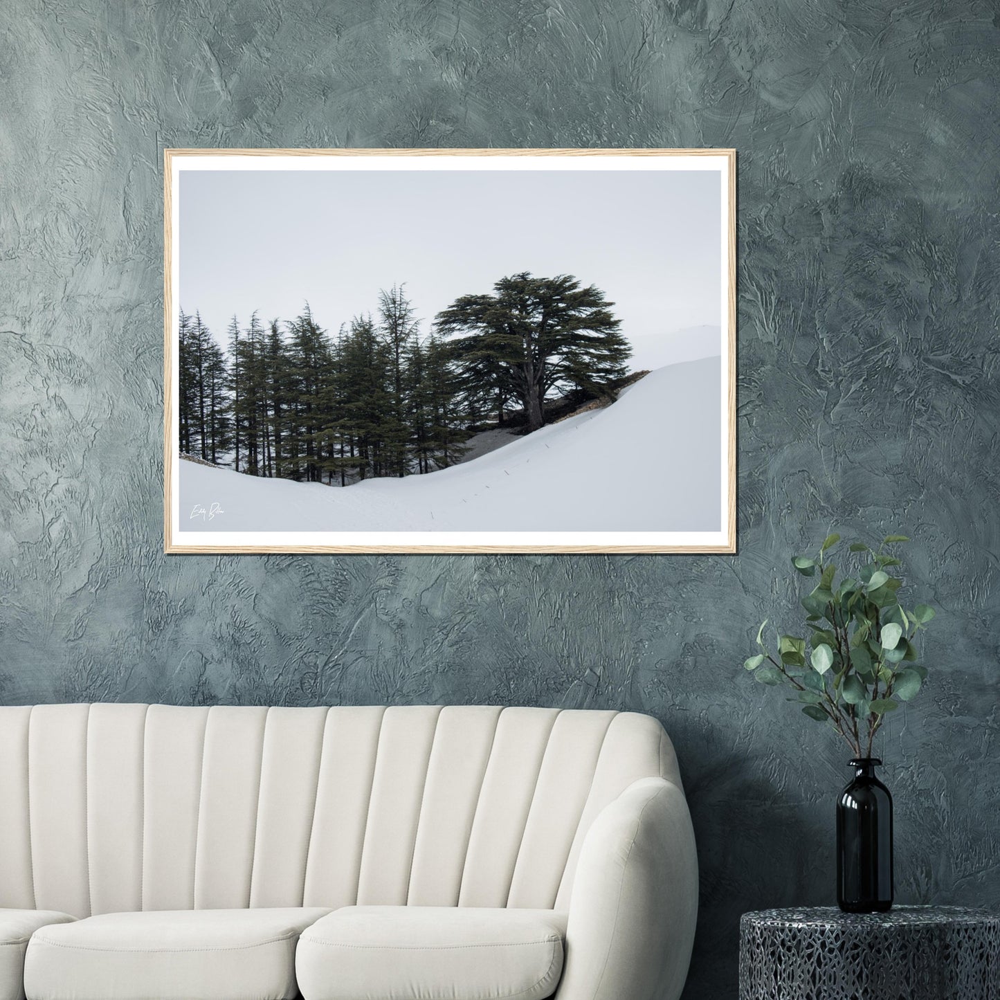 Cedars-Lebanon-Classic Semi-Glossy Paper Wooden Framed Poster