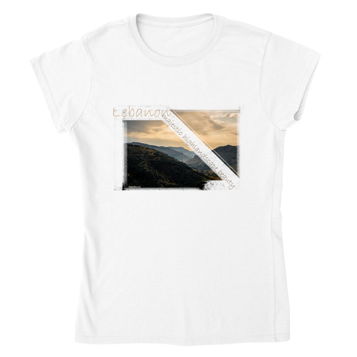 Chouf Sunset-Lebanon-Classic Womens Crewneck T-shirt