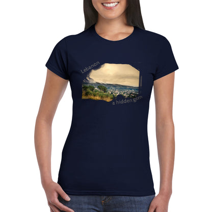 Hemena Sunset-Lebanon-Classic Womens Crewneck T-shirt