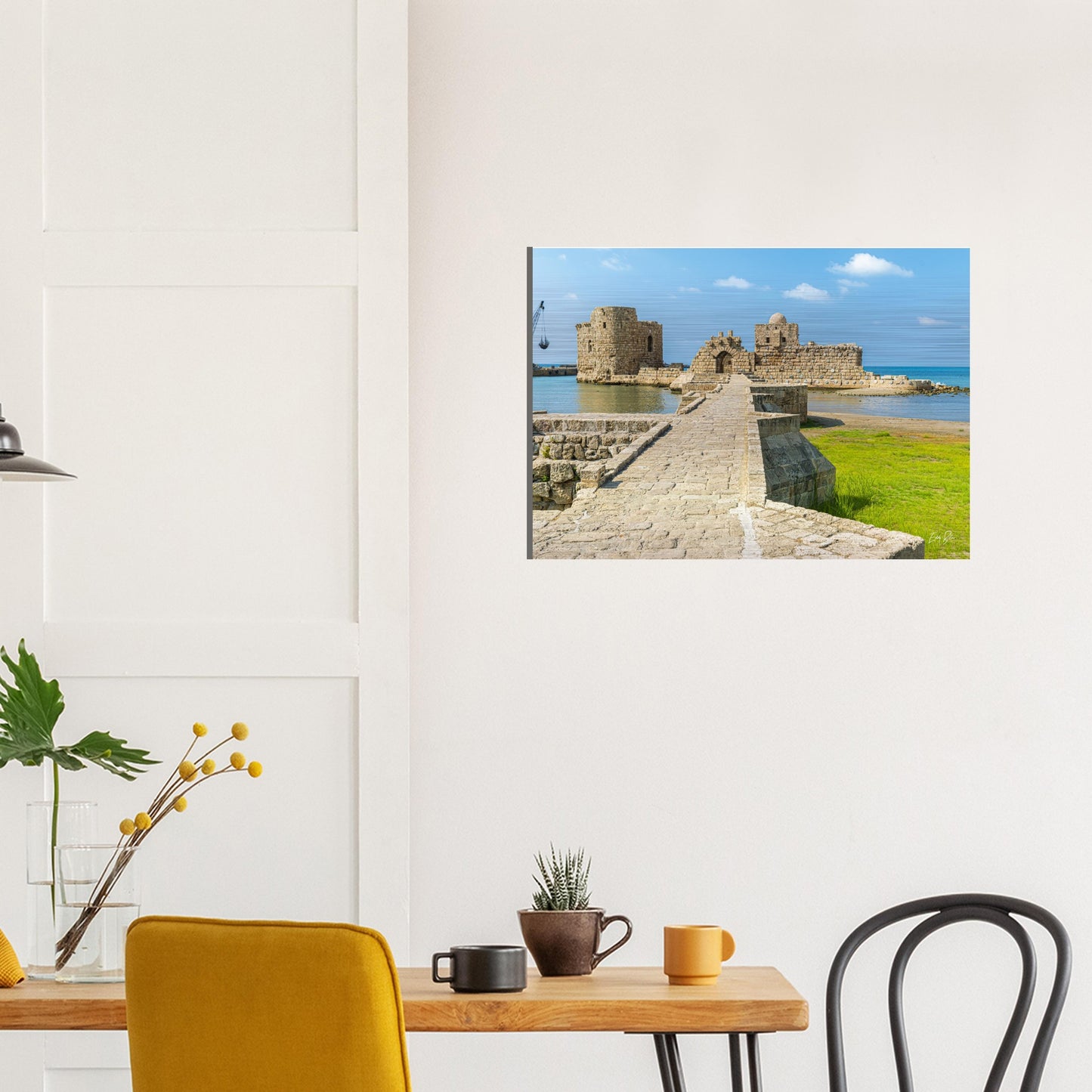 Sidon-Lebanon-Brushed Aluminum Print