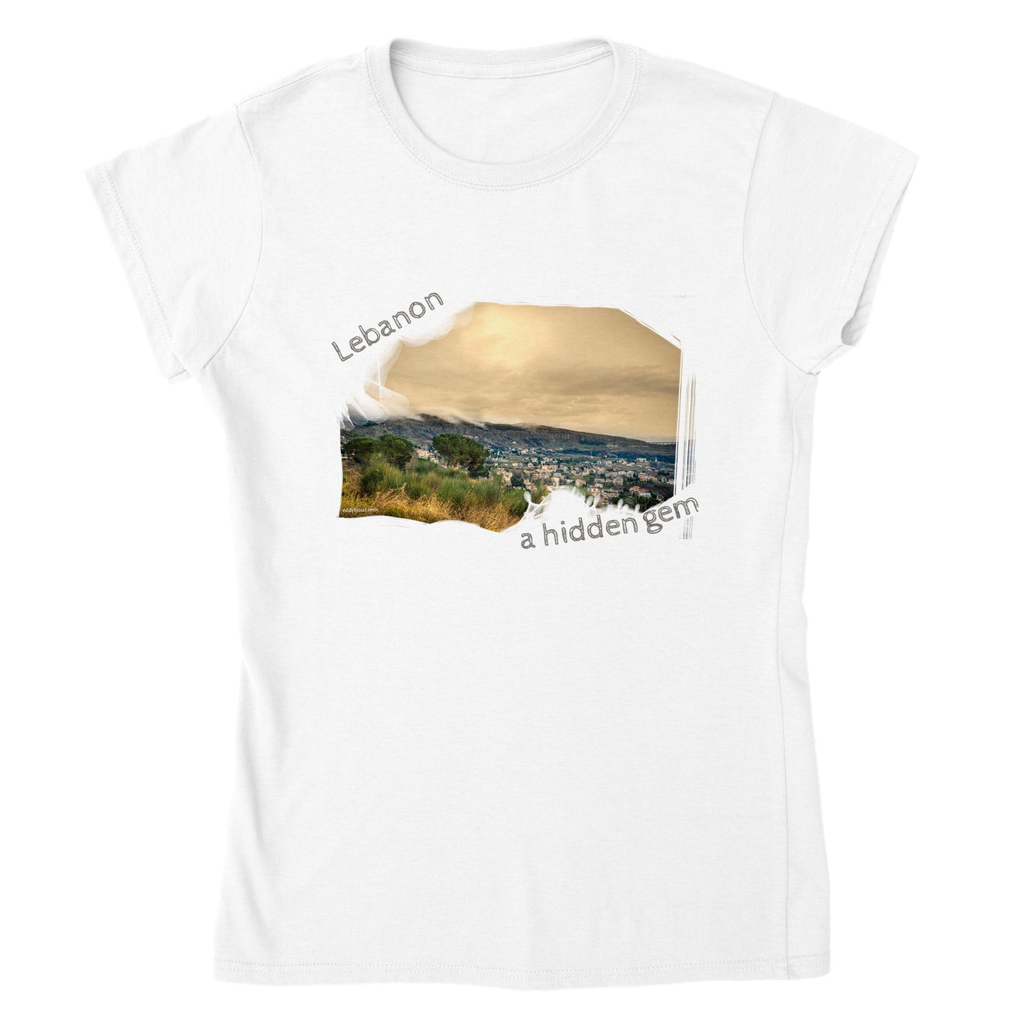 Hemena Sunset-Lebanon-Classic Womens Crewneck T-shirt