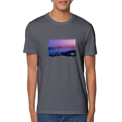 Deir El Qamar Sunset-Lebanon Organic Unisex Crewneck T-shirt