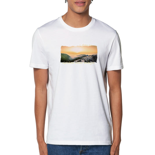 Keserwan Mountains Sunsets-Lebanon Organic Unisex Crewneck T-shirt