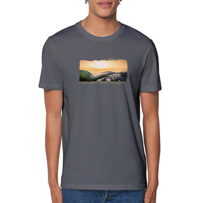 Keserwan Mountains Sunsets-Lebanon Organic Unisex Crewneck T-shirt