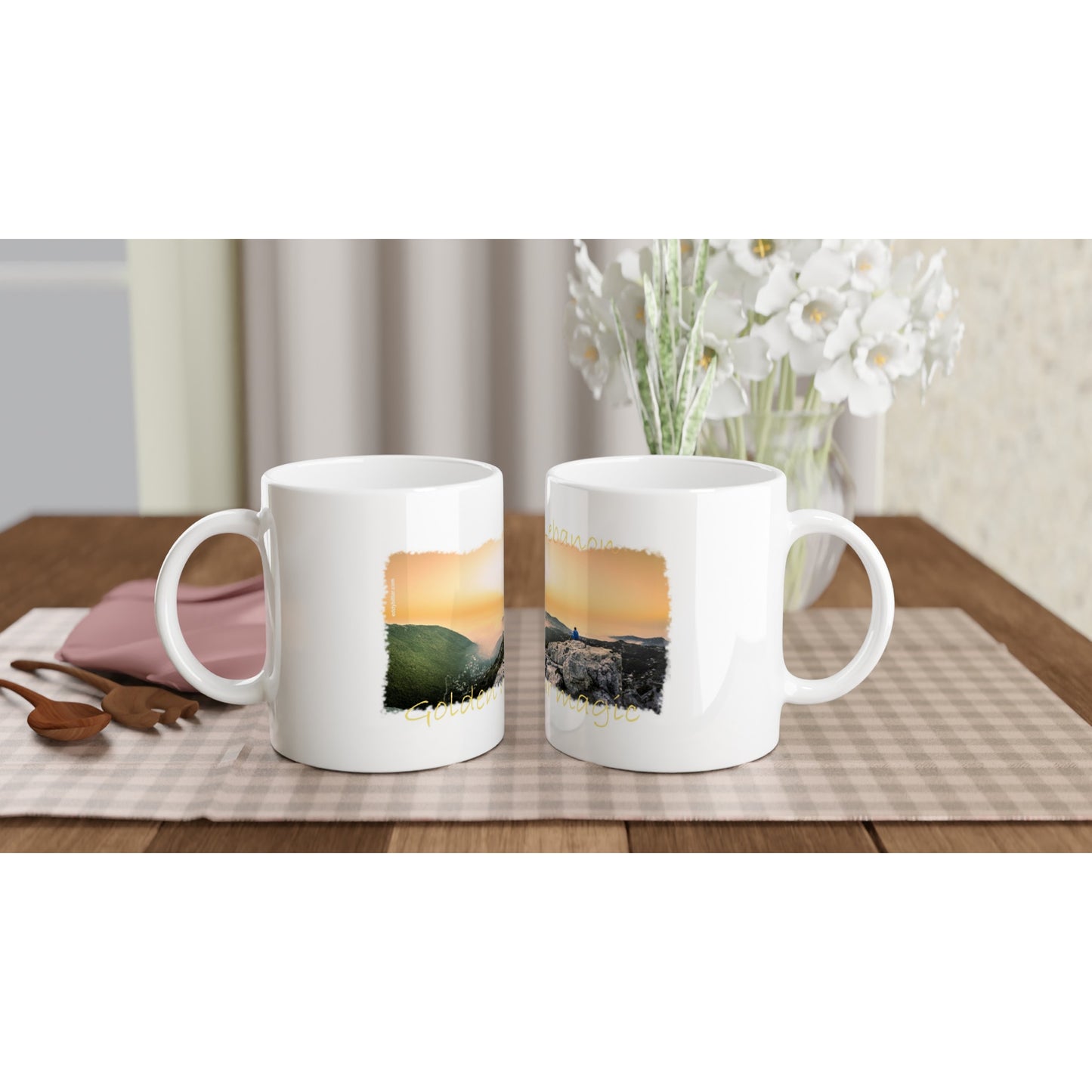 Keserwan Sunset Lebanon White 11oz Ceramic Mug