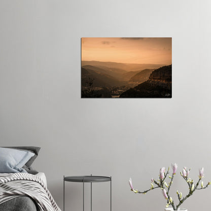 Batroun Mountains Sunset-Lebanon-Wood Prints