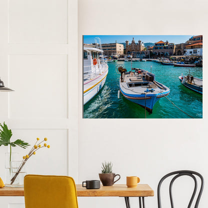 Batroun-Lebanon-Brushed Aluminum Print