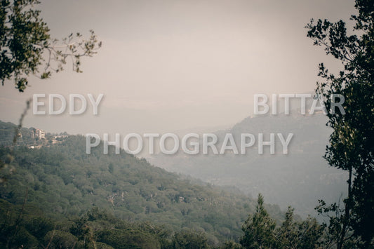 A collection of colorful and vibrant images that showcase the natural beauty of Broumana, Lebanon, including its scenic views, mountain landscapes, and lush greenery.