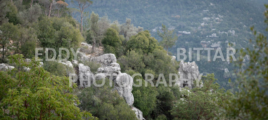 A collection of colorful and vibrant images that showcase the natural beauty of Broumana, Lebanon, including its scenic views, mountain landscapes, and lush greenery.