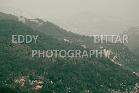 A collection of colorful and vibrant images that showcase the natural beauty of Broumana, Lebanon, including its scenic views, mountain landscapes, and lush greenery.