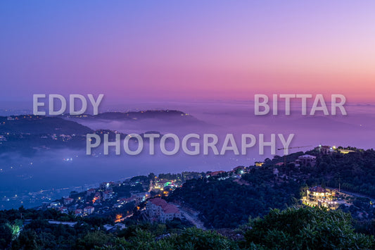 Beautiful Sunset of Deir El Qamar